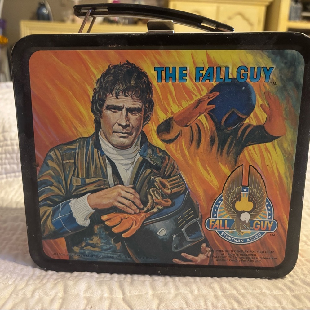 Black and Orange Action Adventure Lunch Box.